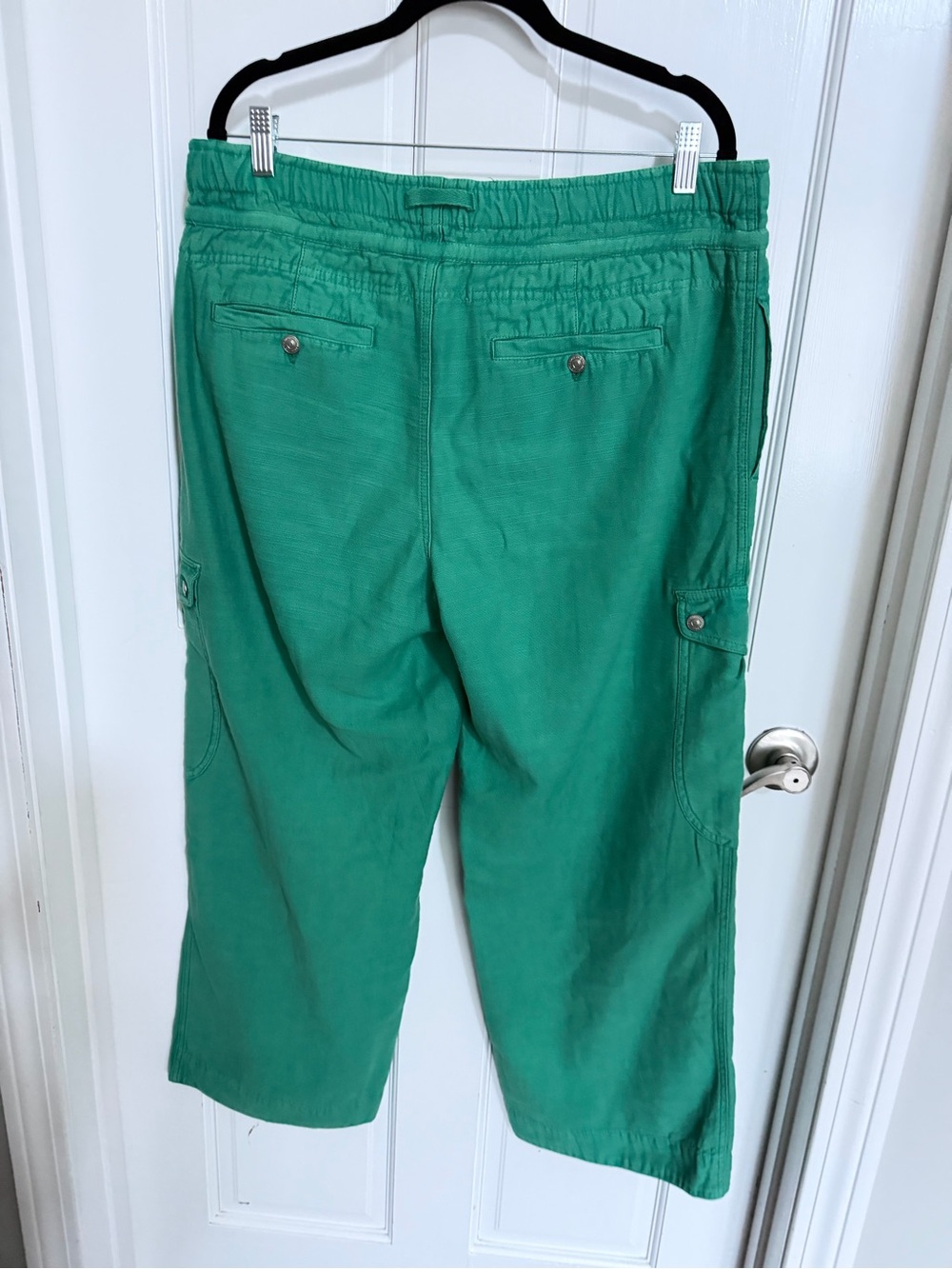 NWT We The Free People Park Ave Green Cargo Pants Size M - Picture 7 of 9